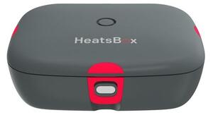 Kazeta na obědy HeatsBox HB-03-102B Černý Šedý Obdélníkový 0,25 L