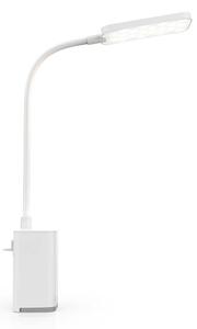 Nedis LTLR10WT - LED Stm. nab. dotyk. stolní lampa s klipem LED/5W/1200 mAh bílá