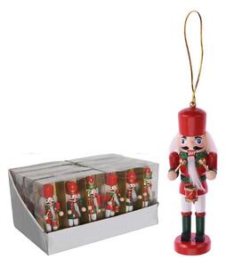 BigBuy Christmas Dekorativní postava Dřevo (4 X 3 X 12,5 CM)