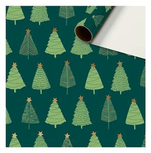 Balicí papír role s vánočními stromky