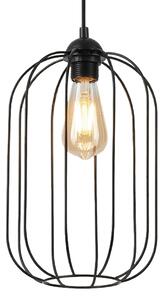 Lustr na lanku DESTELLO 1xE27/15W/230V pr. 21 cm černá