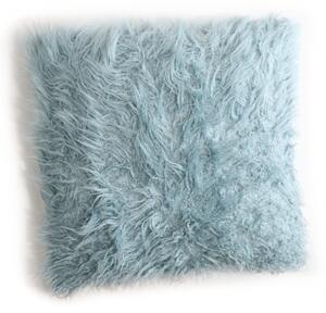 Dekorativní polštář Fluffy mořská modrá 45x45cm