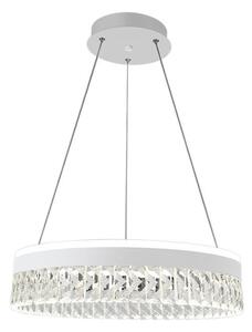 LED Stmívatelný lustr na lanku LED/90W/230V 3000-6500K bílá + dálkové ovládání