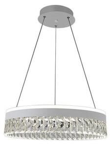 LED Stmívatelný lustr na lanku LED/90W/230V 3000-6500K bílá + dálkové ovládání