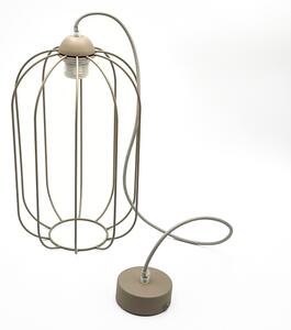 Lustr na lanku DESTELLO 1xE27/15W/230V pr. 21 cm béžová