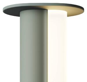 Maytoni LED stolní lampa na akumulátor Asym, zelená, kovová, 2700 K, 2 W, stmívatelný, Zelená, Obývací pokoj / jídelna, kov, Skandinávský
