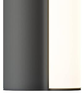Maytoni LED stolní lampa na akumulátor Asym, černá, kovová, 2700 K, 2 W, stmívatelný, Bílá / opál, Obývací pokoj / jídelna, kov, Skandinávský