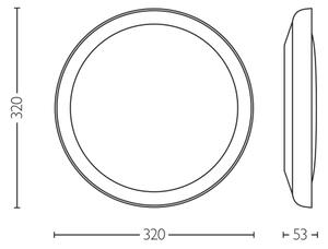 Philips - LED Stmívatelné stropní svítidlo PEBBLO LED/10W/230V 4000K černá