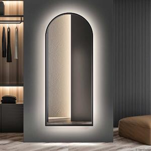 GieraDesign Zrcadlo Portal LED Black Rozměr: 50 x 90 cm
