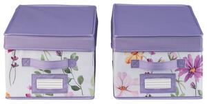 LIVARNO home Úložný box / Organizér do zásuvky (květiny, úložný box s víkem) (100371688004)