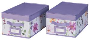 LIVARNO home Úložný box / Organizér do zásuvky (květiny, úložný box s víkem) (100371688004)