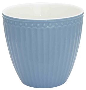 GreenGate Porcelánový hrnek na latté Alice Sky Blue 300ml