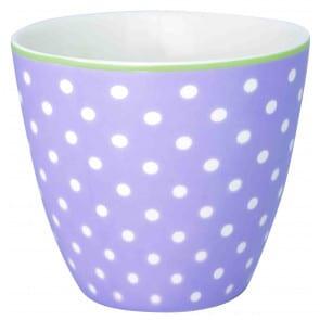 GreenGate porcelánový hrnek na latté Spot Lavender 300ml