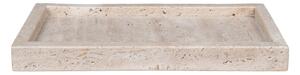 Kamenný dekorační tác 15x30,5 cm Travertine – House Nordic