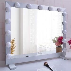 MMIRO, Hollywoodské zrcadlo make-up L611, 68 x 56 cm | stříbrná