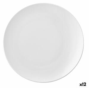 Plochá Mísa Ariane Vital Coupe Bílý Keramický Ø 18 cm (12 kusů)