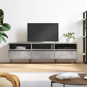 TV skříňka betonově šedá 150 x 30 x 44,5 cm kompozitní dřevo