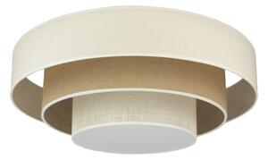 Duolla - LED Stropní svítidlo LUNETA LED/26W/230V pr. 60 cm 4000K krémová/hnědá