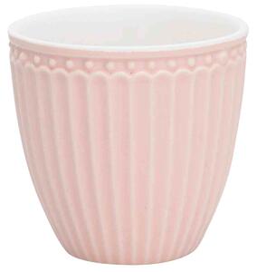 GreenGate Mini porcelánový hrnek na latté Alice Pale Pink 100ml