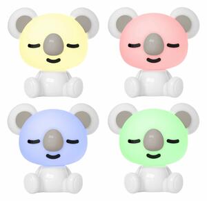 LED RGBW Stmívatelná dětská noční lampička 2,5W/230V koala bílá