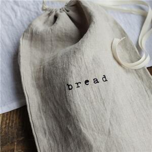 Lněný sáček na chleba natural