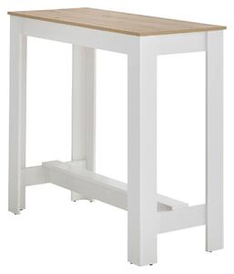 BAROVÝ STŮL, bílá, dub artisan, 115/50/103 cm MID.YOU, Online Only