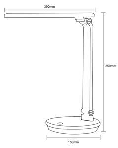 Zuma Line SM-542-BL - LED Stolní lampa LED/5W/230V 3000-6000K černá
