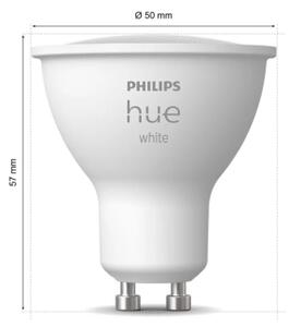 SADA 2x LED Stmívatelná žárovka Philips Hue WHITE GU10/4,2W/230V 2700K