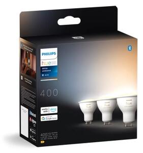 SADA 3x LED Stmívatelná žárovka Philips Hue WHITE AMB. GU10/4,2W/230V 2200-6500K