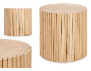 Konferenční stolek PAOLO s deskou ze dřeva