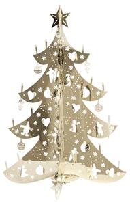 Vánoční dekorace zlatý stromeček