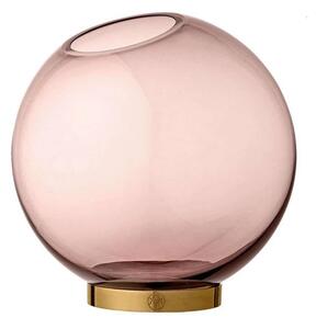 AYTM - Globe Váza w/Stand Ø21xH21 Rose/Gold