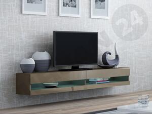 TV stolek Zigo New 180, Osvětlení: bez osvětlení, Barva: černý / wotan Mirjan24 5903211062551
