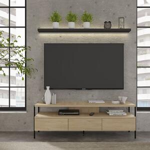 BIM Televizní stolek DRAGONFLY 150 cm, dub cremona