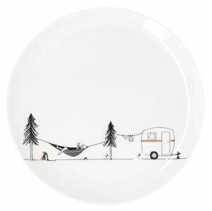 Porcelánový dezertní talíř Camping Ø 15,2 cm