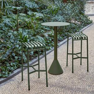 HAY Zahradní stolička Palissade Bar Stool, Olive