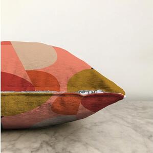Povlak na polštář s příměsí bavlny Minimalist Cushion Covers Circles, 55 x 55 cm
