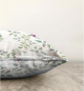 Béžový povlak na polštář s příměsí bavlny Minimalist Cushion Covers Roses, 55 x 55 cm