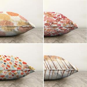 Sada 4 povlaků na polštáře Minimalist Cushion Covers Autumn Vibes, 55 x 55 cm