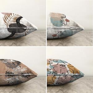 Sada 4 povlaků na polštáře Minimalist Cushion Covers Autumn, 55 x 55 cm