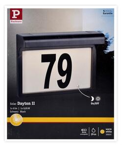 Paulmann 95388 - LED/0,05W IP44 Solární domovní číslo DAYTON 1,2V 600 mAh