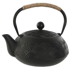 18252 Konvice na čaj Home ESPRIT Černý Nerezová ocel Železo 900 ml