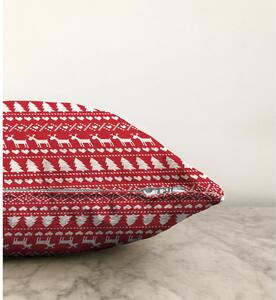 Vánoční žinylkový povlak na polštář Minimalist Cushion Covers Merry Christmas, 55 x 55 cm