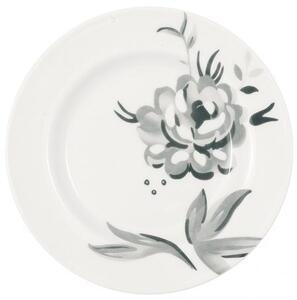 GreenGate Porcelánový dezertní talíř Aslaug White ⌀15cm