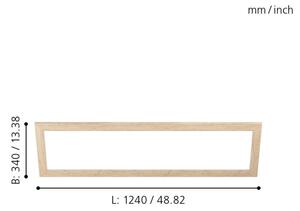 Eglo 99424 - Rám pro svítidlo SALOBRENA 300x1200 mm