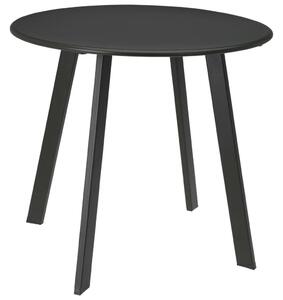 ProGarden Přístavný stolek 50 x 45 cm matný tmavě šedý