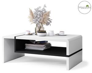 Konferenční stolek FOLK 100x60 cm bílá/černá