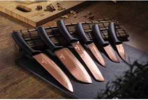 Sada nožů s nepřilnavým povrchem 6 ks Rosegold Metallic Line