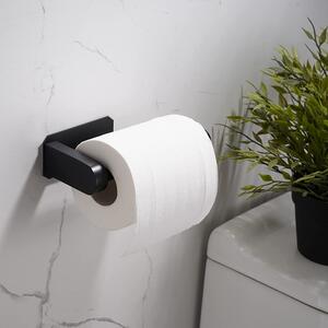 ViaDomo Via Domo - Držák na toaletní papír Auriga - černá - 13,5x5x7,5 cm