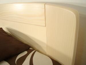 Dřevěná manželská postel z masivu PAVLA, dvojlůžko (dvojlůžko z masivu od českého výrobce ROALHOLZ)